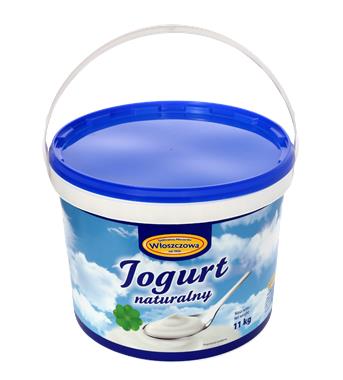 Jogurt naturalny wiadro 11kg - WŁOSZCZOWA